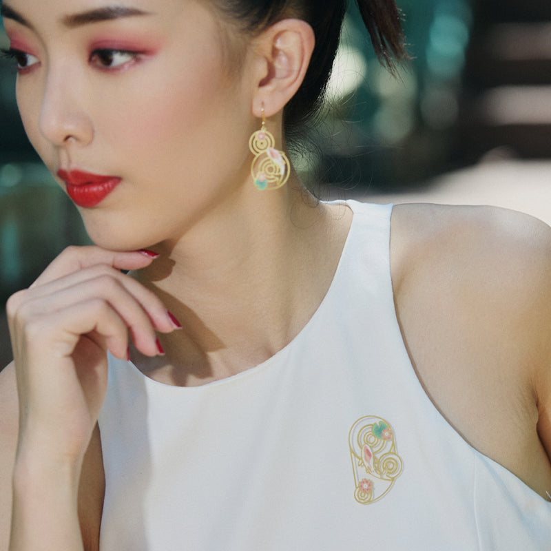 Koi Pond Brooch