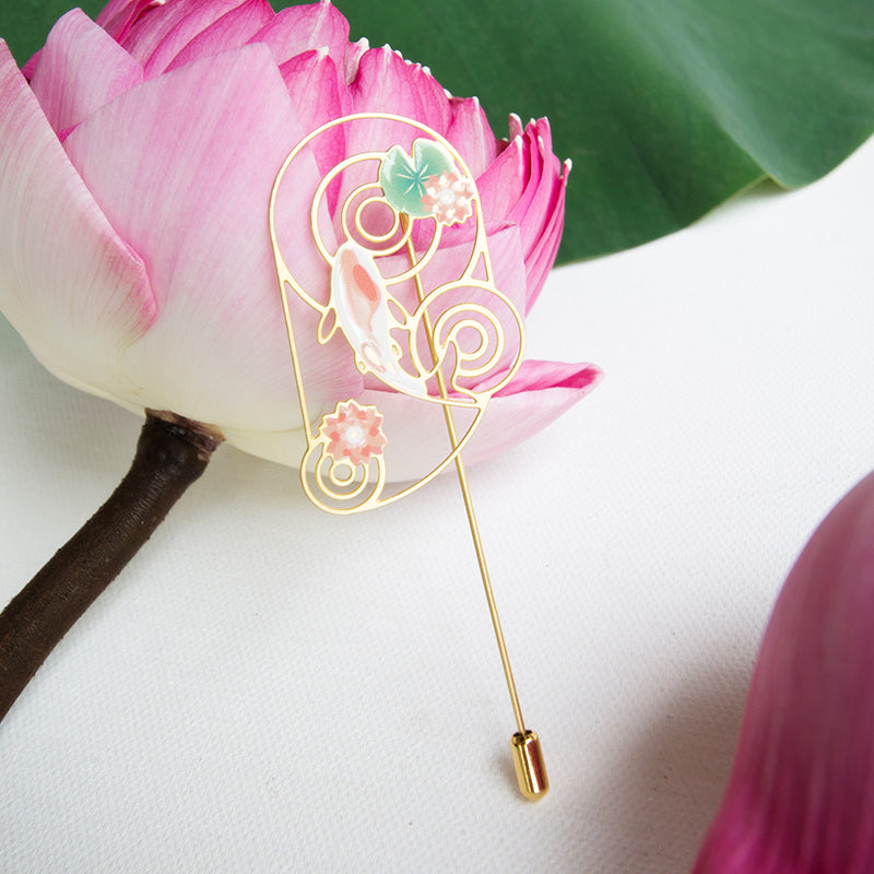 Koi Pond Brooch
