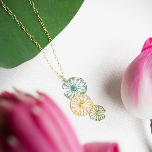 Lily Pad Necklace