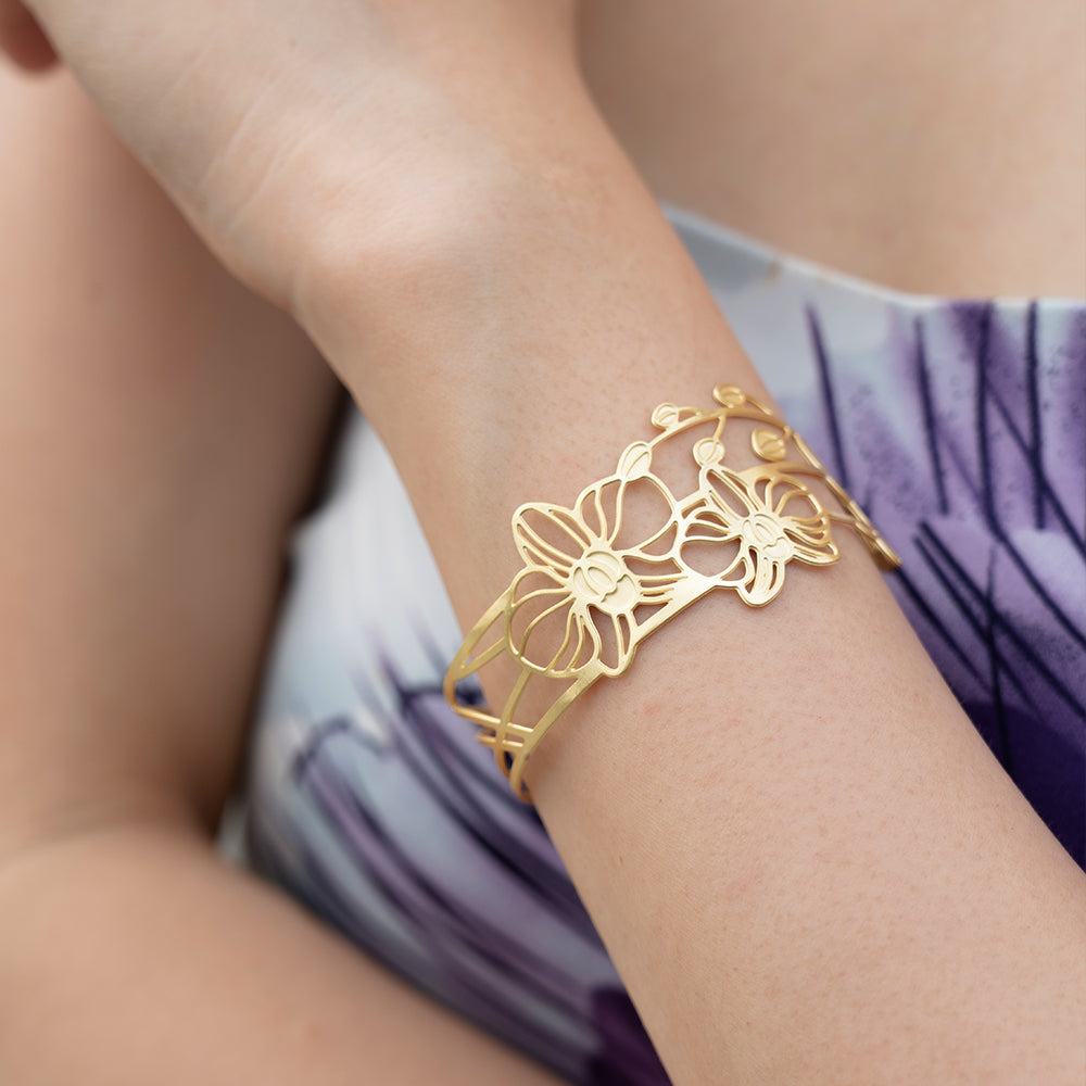 Orchid Cuff