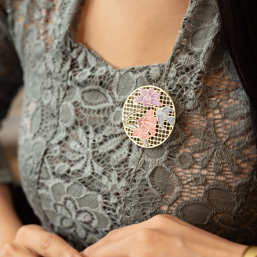 Peranakan Brooch