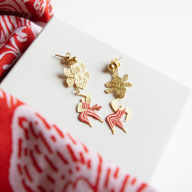 Orchid Surprise Earrings