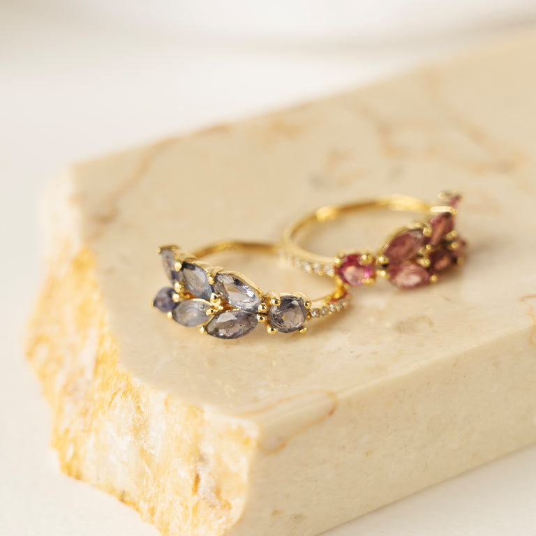 Floral Arc Ring