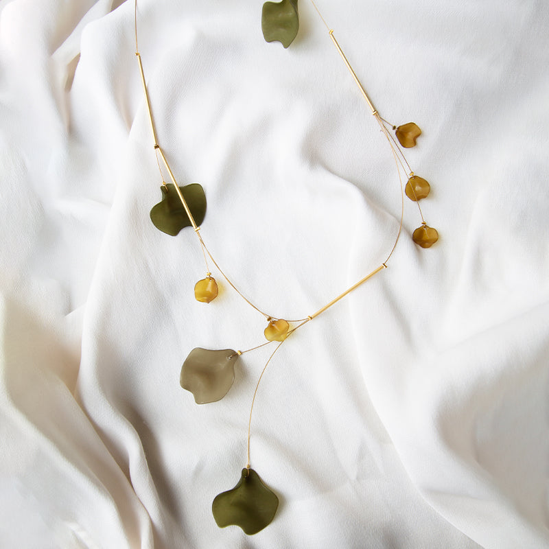 Long Petal Necklace