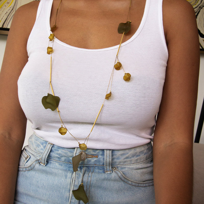 Long Petal Necklace