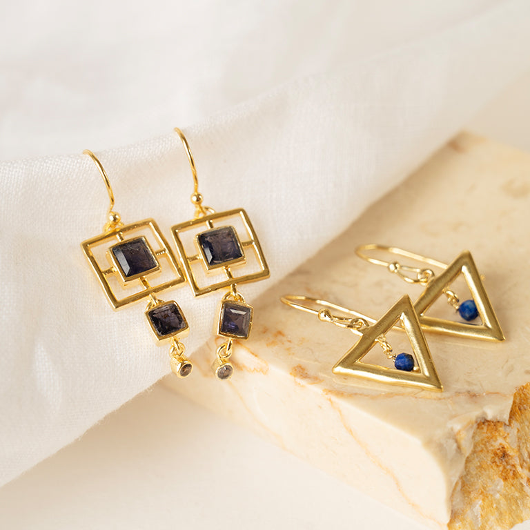 Square Off Earrings