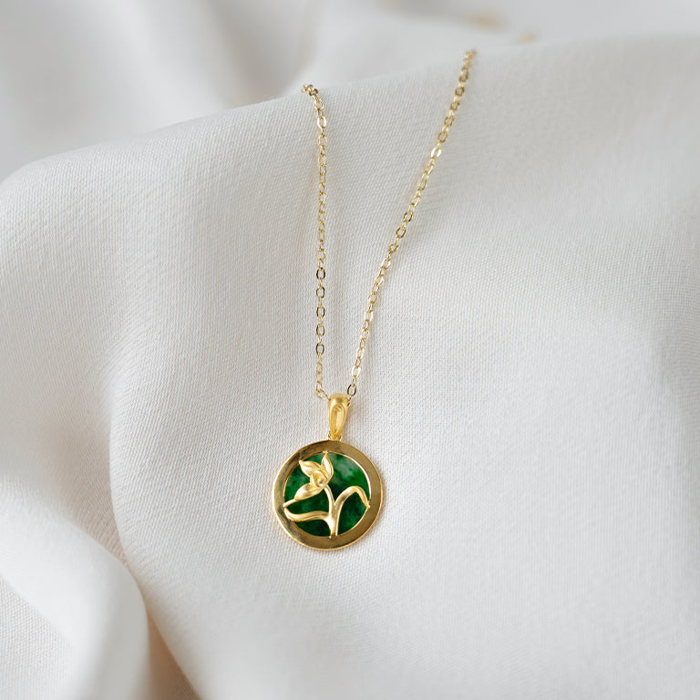 Little Blossom Jade Pendant