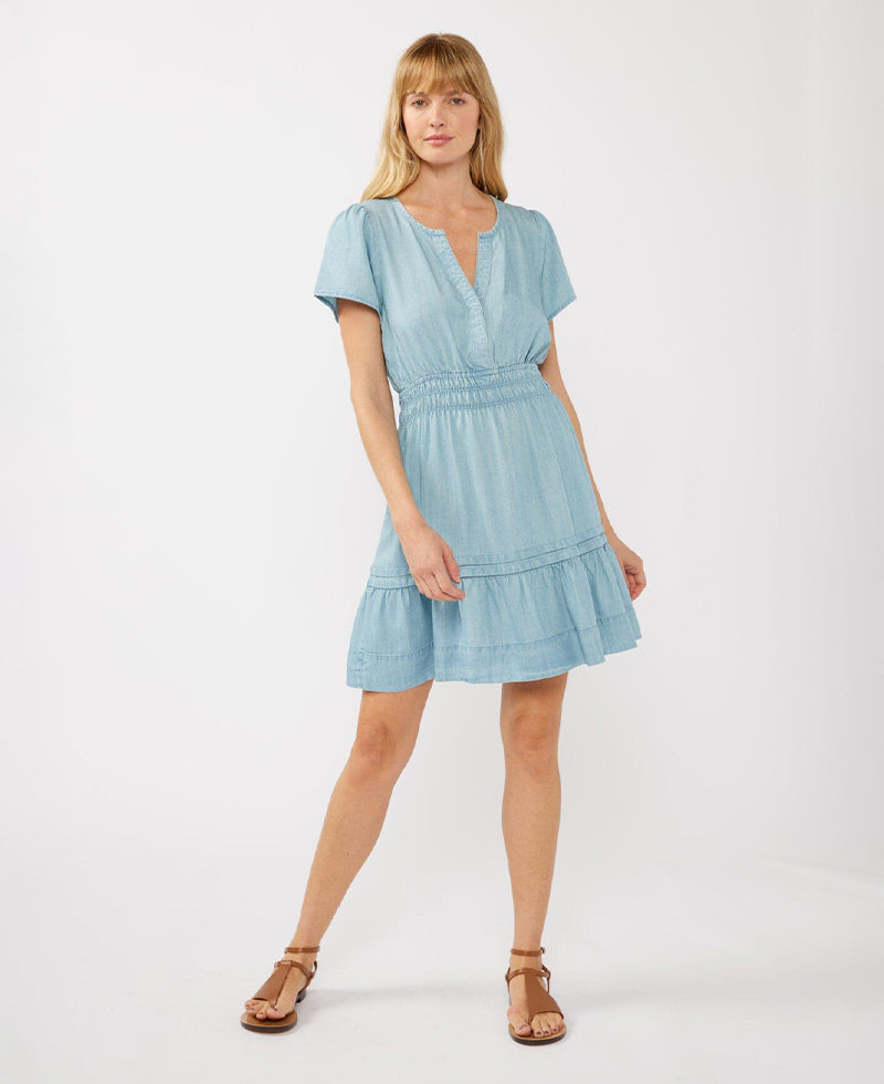 Lovestitch Ocean Mist Tencel Mini Dress