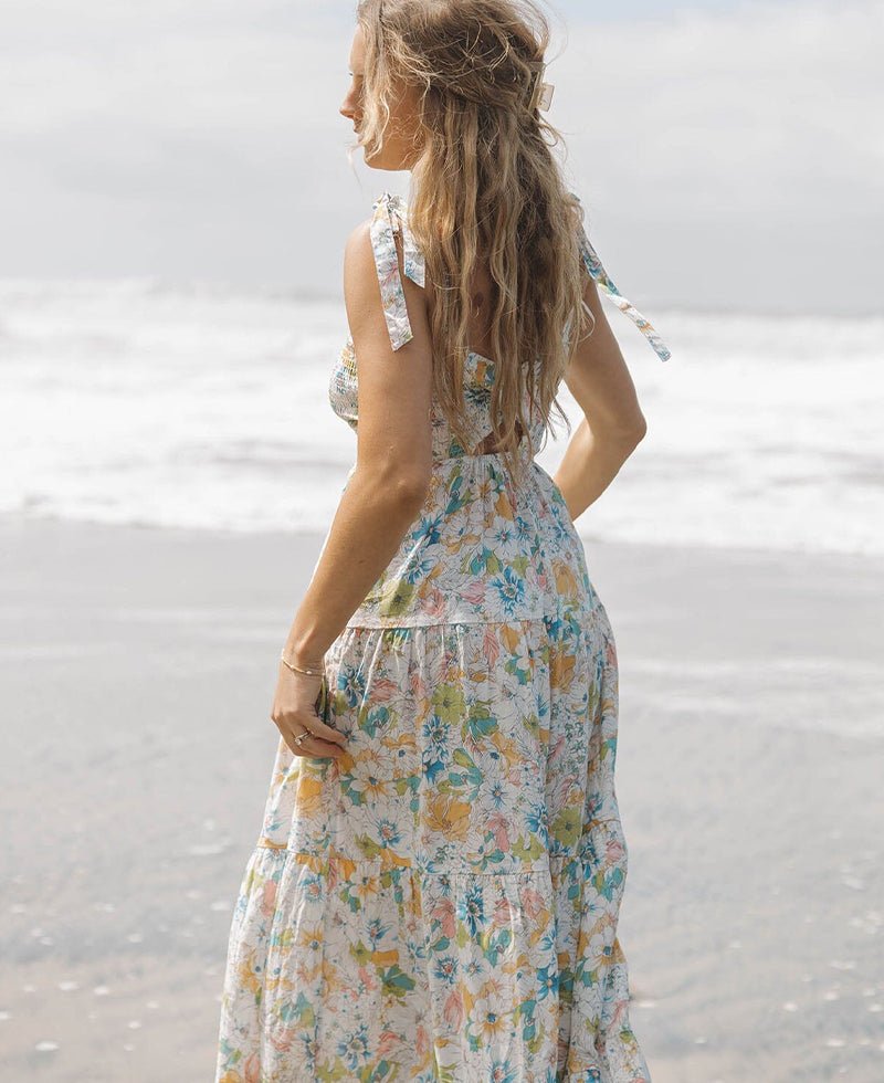 Lovestitch Morning Meadow Smocked Maxi Dress