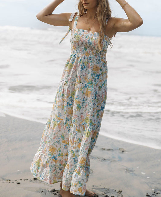 Lovestitch Morning Meadow Smocked Maxi Dress