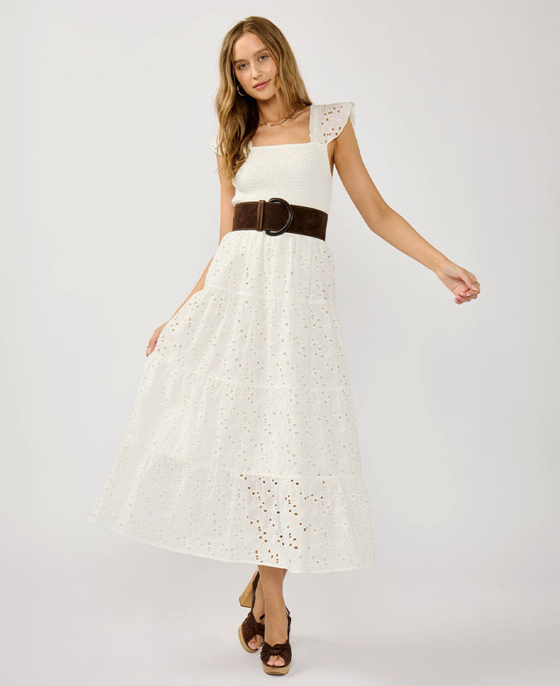 Lovestitch Flynn Smocked Maxi Dress