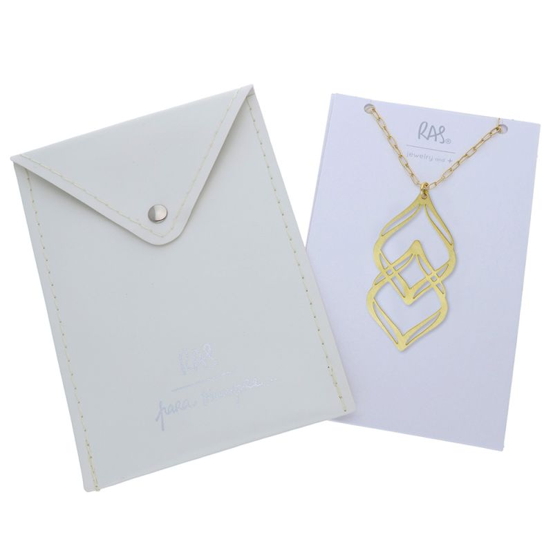 RAS Nirvana Gold Long Pendant
