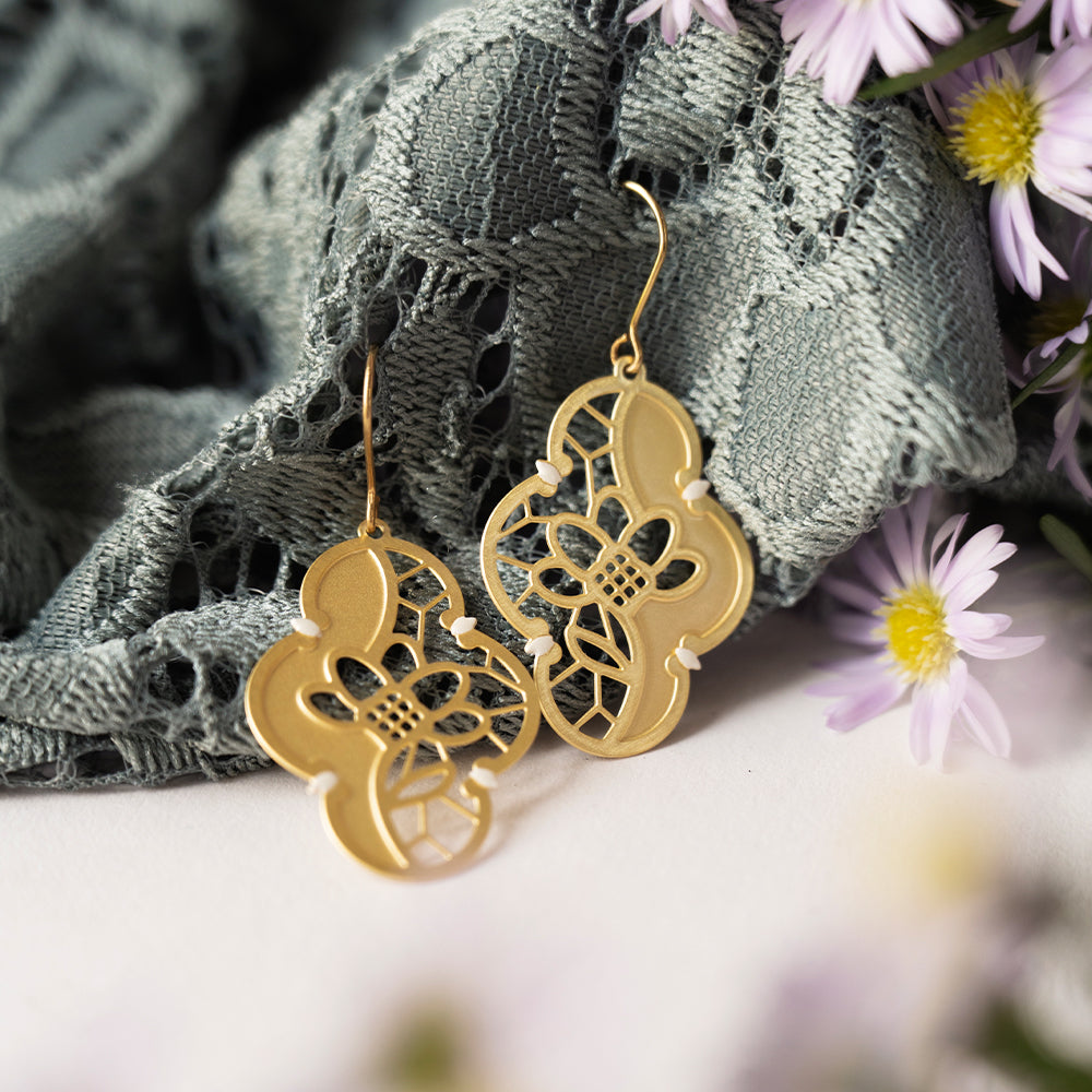 Lace Hook Earrings