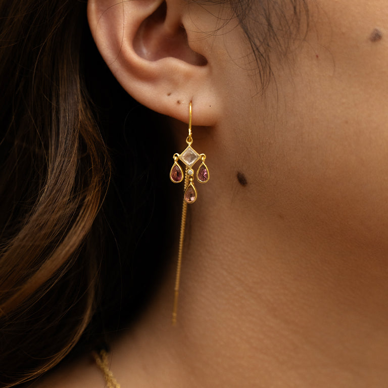 Prism Drop Ear Threader