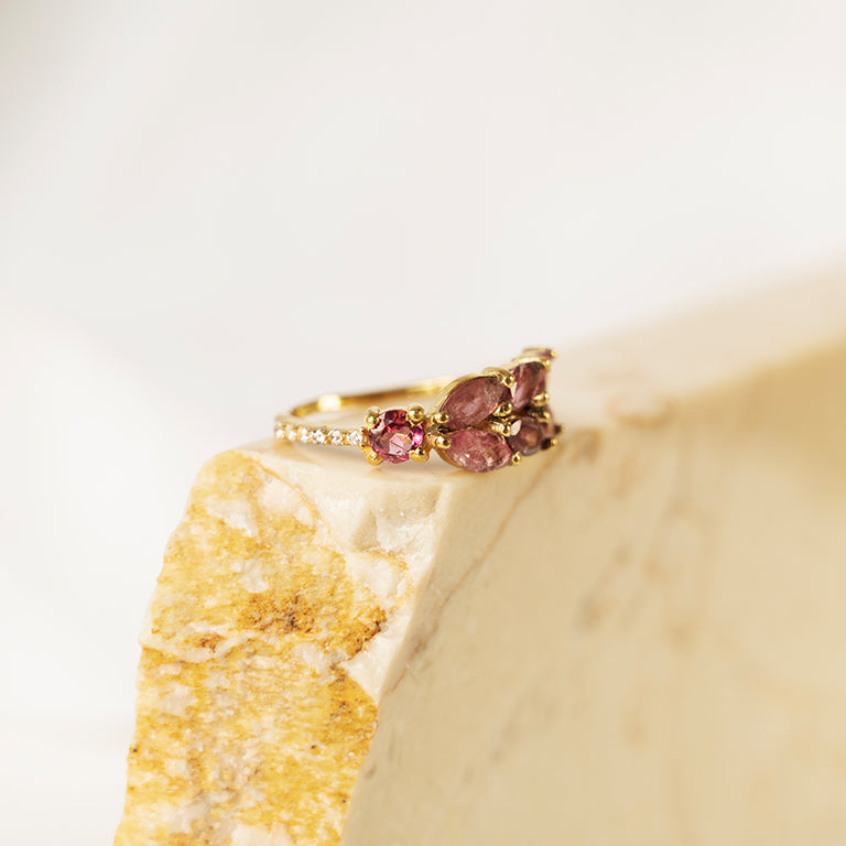 Floral Arc Ring