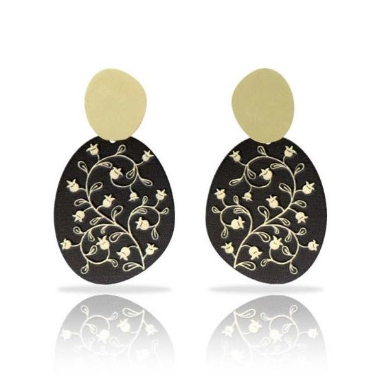RAS Provenza Round Gold Earrings