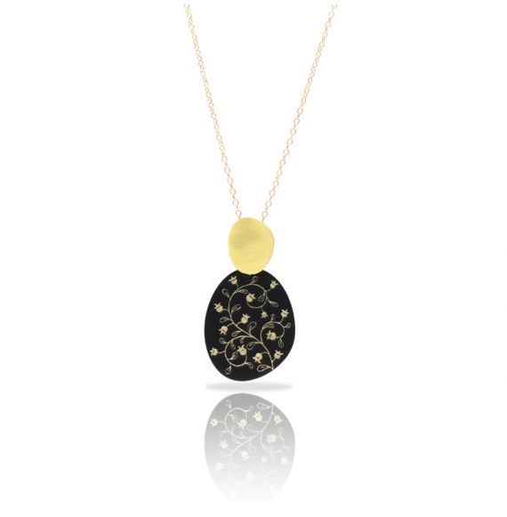 RAS Provenza Round Gold Necklace