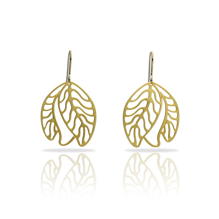 RAS Komorebi Gold Medium Earrings
