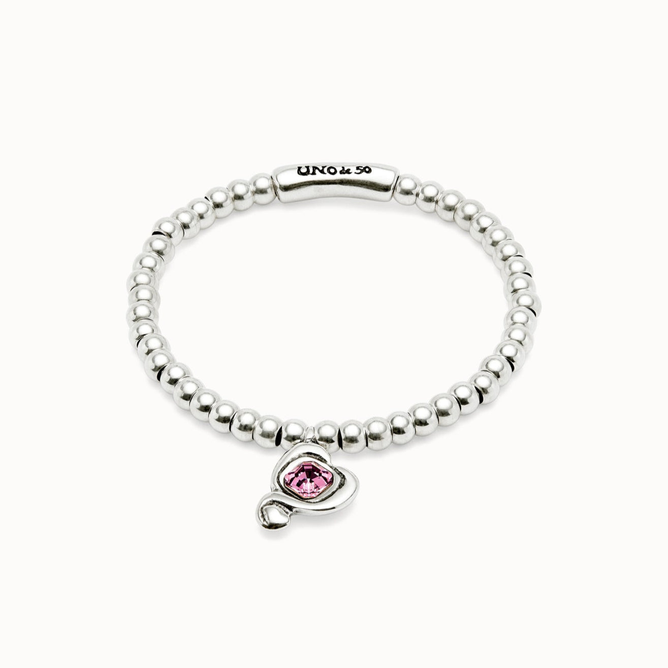 UNOde50 Heart Sparkle Bracelet with Swarovski Crystal