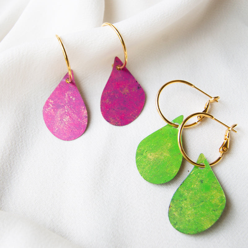 Single Patina Hoops