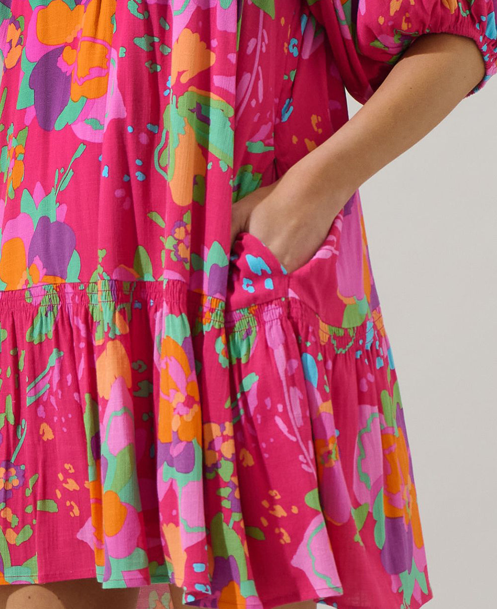 Sugarlips Himera Floral Shift Dress