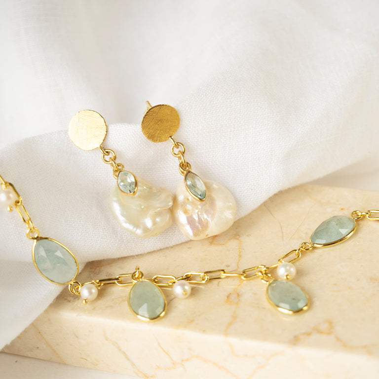 Tide Whisper Freshwater Pearl Earrings