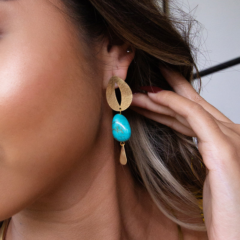 Turquoise Drop Earrings