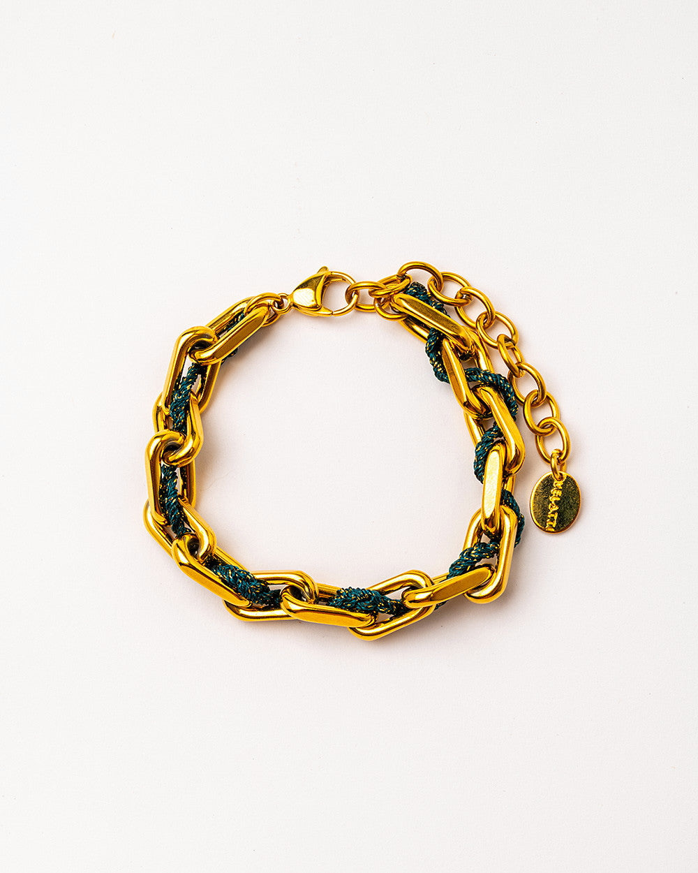Velatti Threaded Link Bracelet