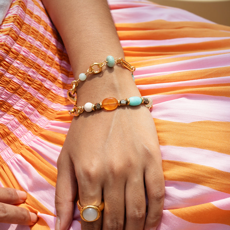 (Pre-Order) Velatti Chroma Link Gem Bracelet