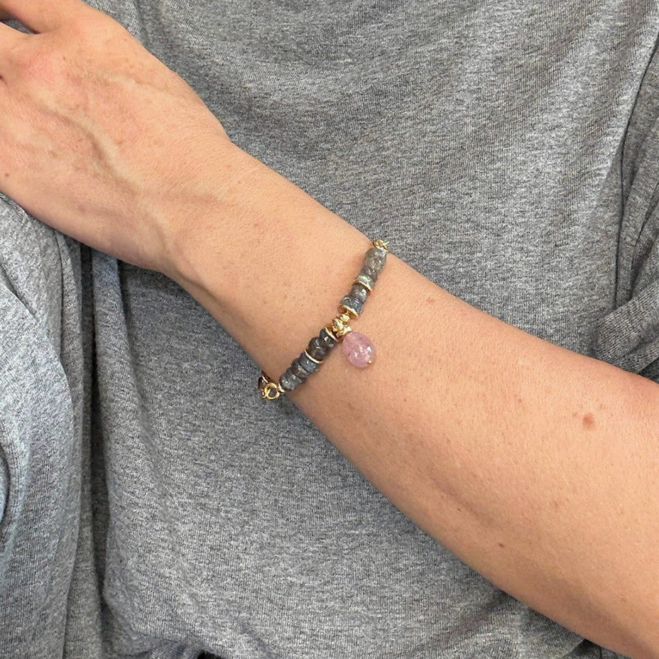 Velatti Links Bracelet with Labradorite