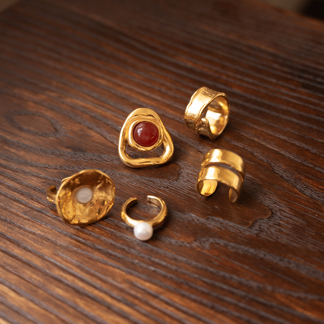 Velatti Double Band Ring