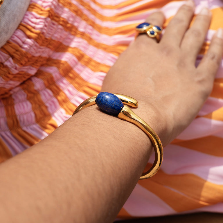 Velatti Single Gem Spring Bracelet