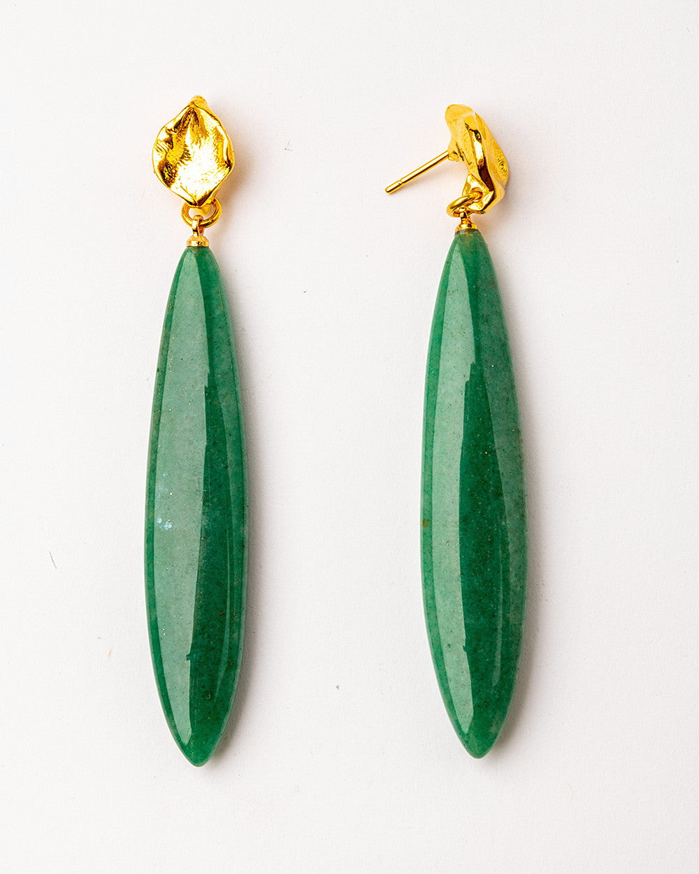 Velatti Teardrop Gem Earrings