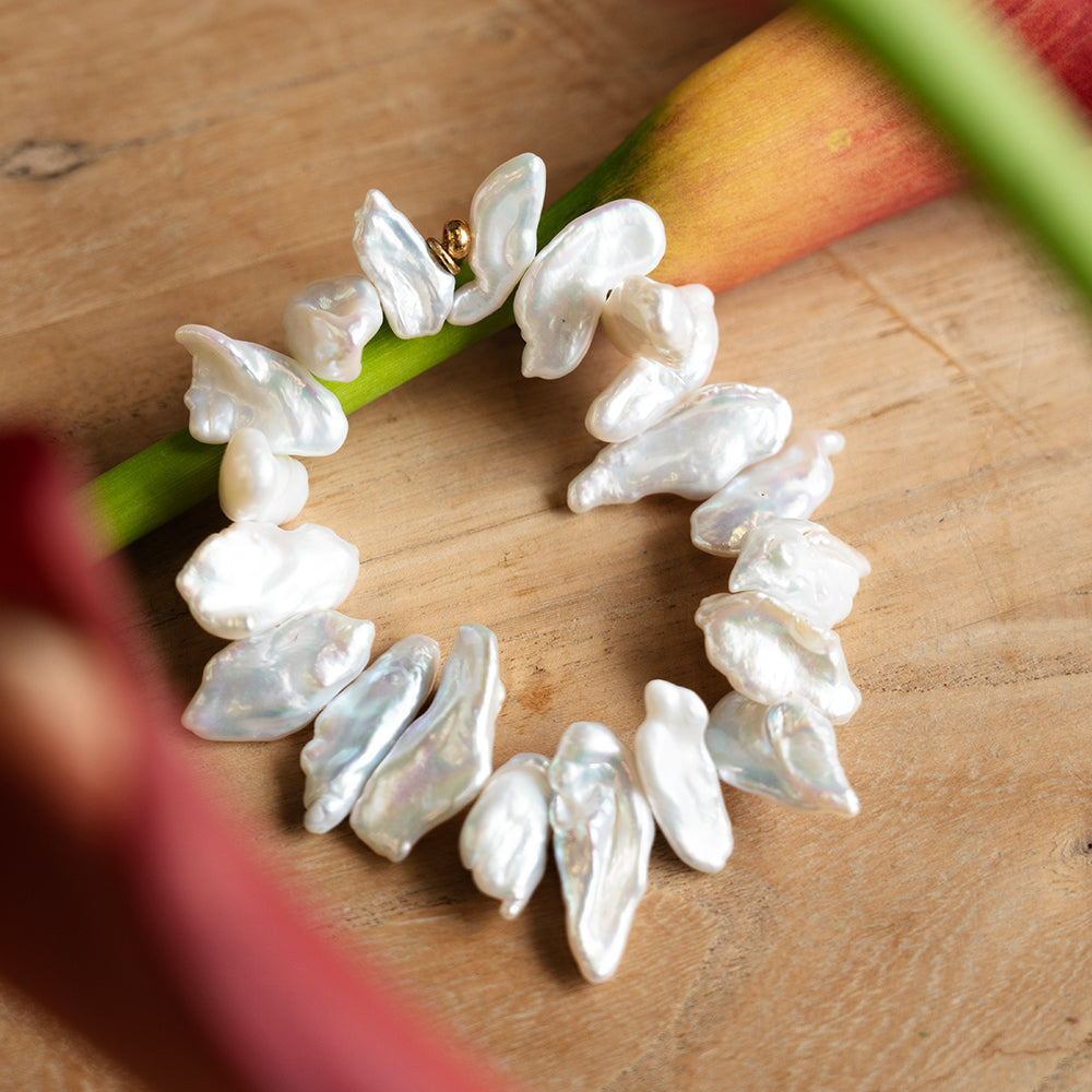 Velatti Organic Pearl Bracelet