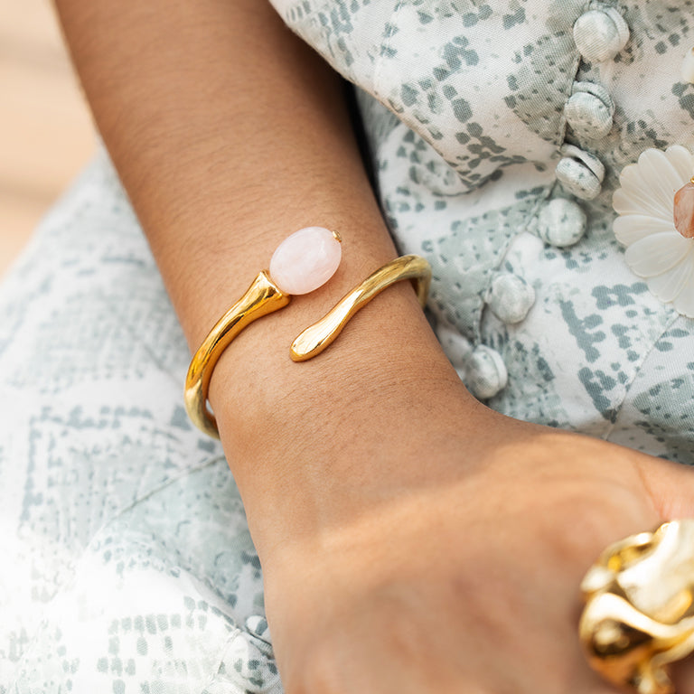 Velatti Single Gem Spring Bracelet
