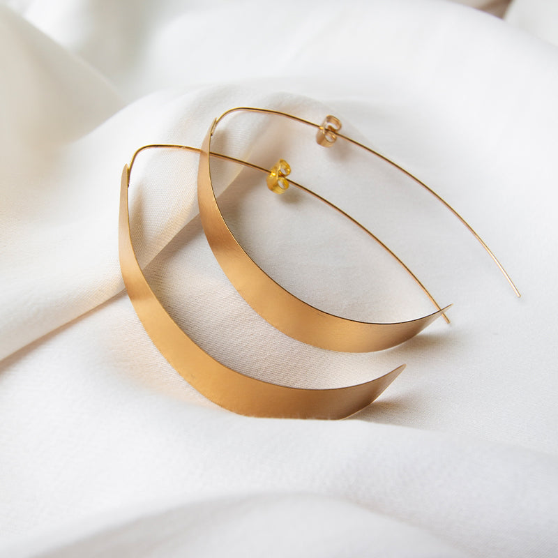 XL Curves Loop Earrings