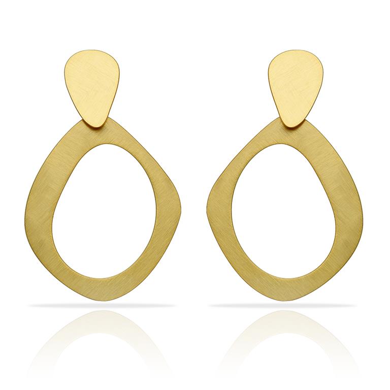 RAS Too Much Gold Med Earrings