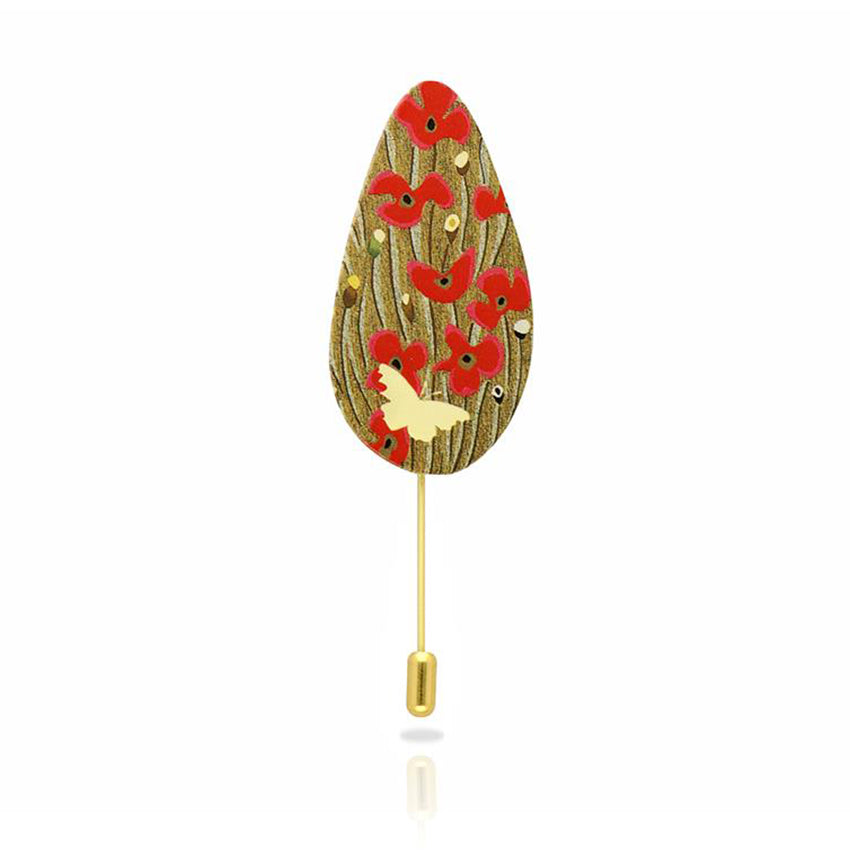 RAS Amapola Gold Brooch