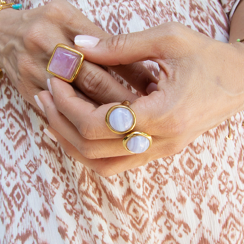 Velatti Double Gem Ring