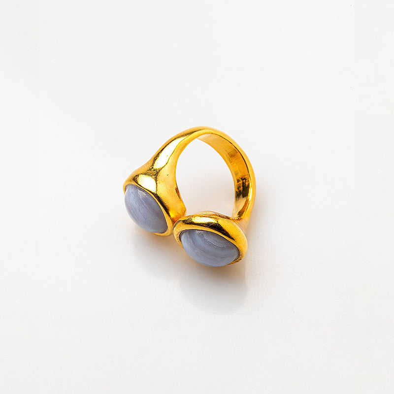 Velatti Double Gem Ring