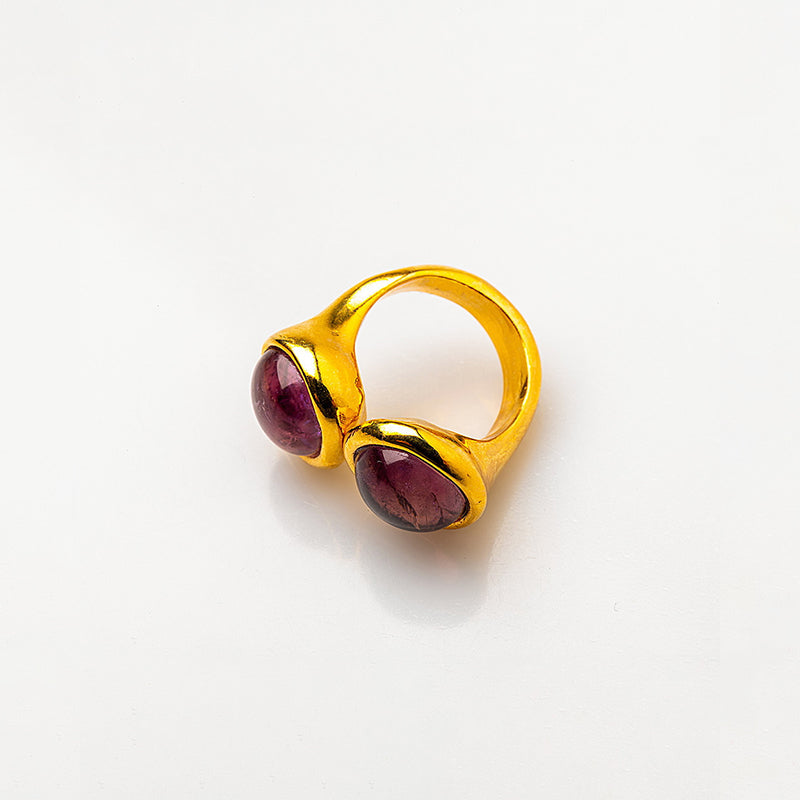 Velatti Double Gem Ring