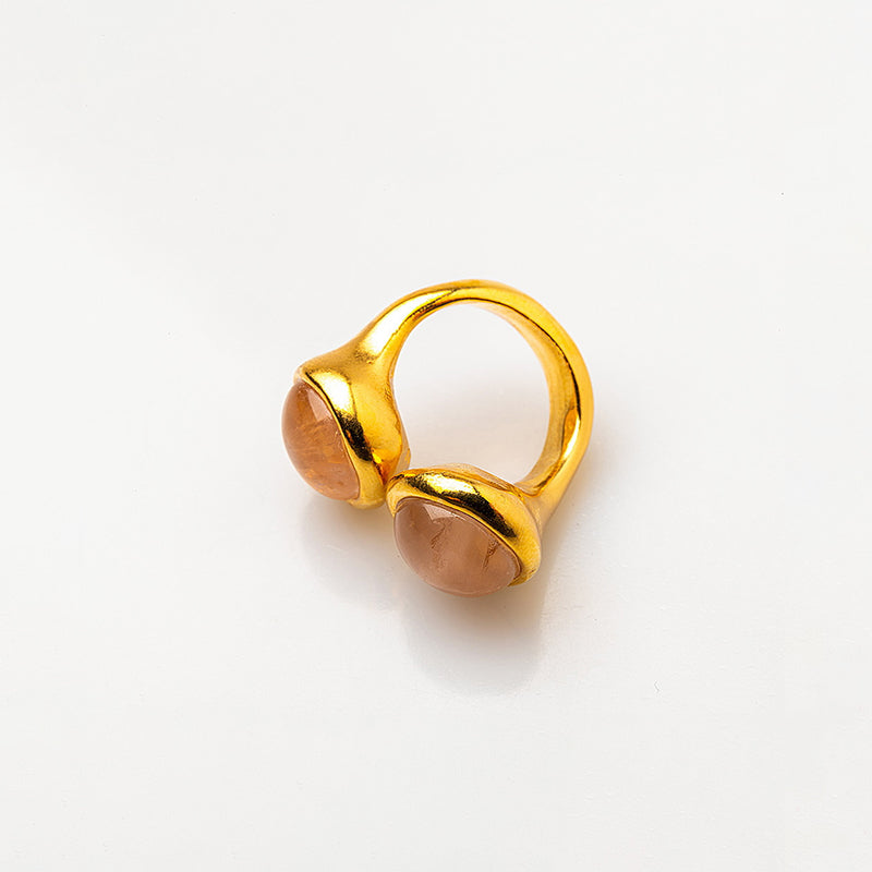 Velatti Double Gem Ring