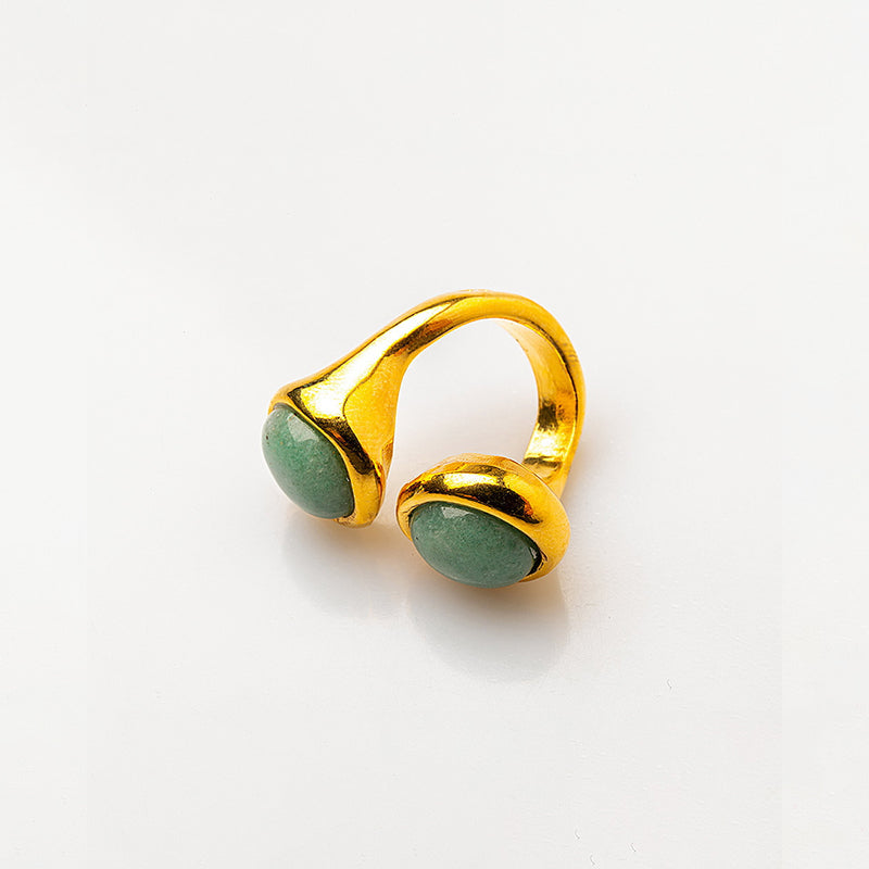 Velatti Double Gem Ring