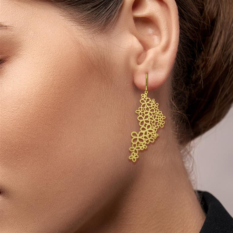 RAS Iguazu Gold Small Earrings
