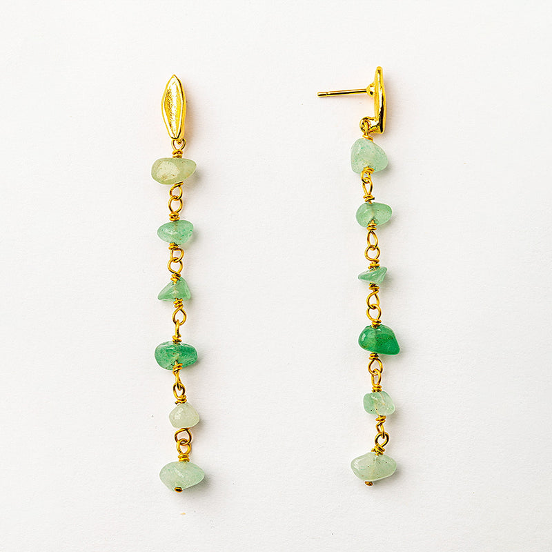 Velatti Ombre Drop Long Earring