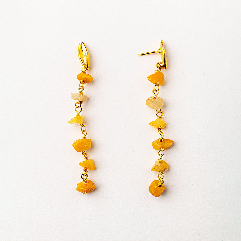 Velatti Ombre Drop Long Earring