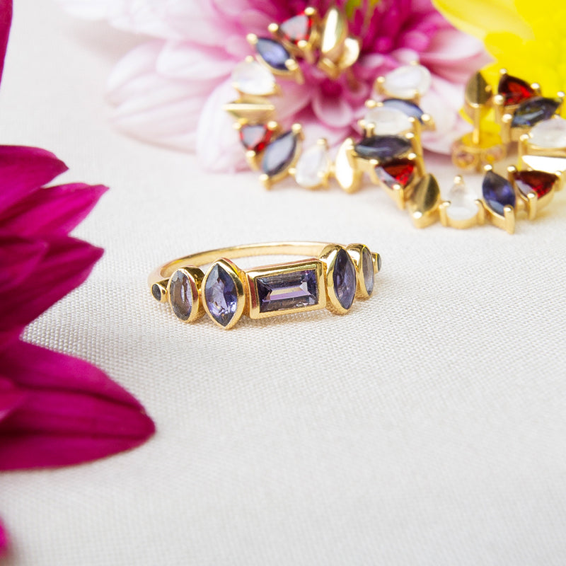 Oval Baguette Ring