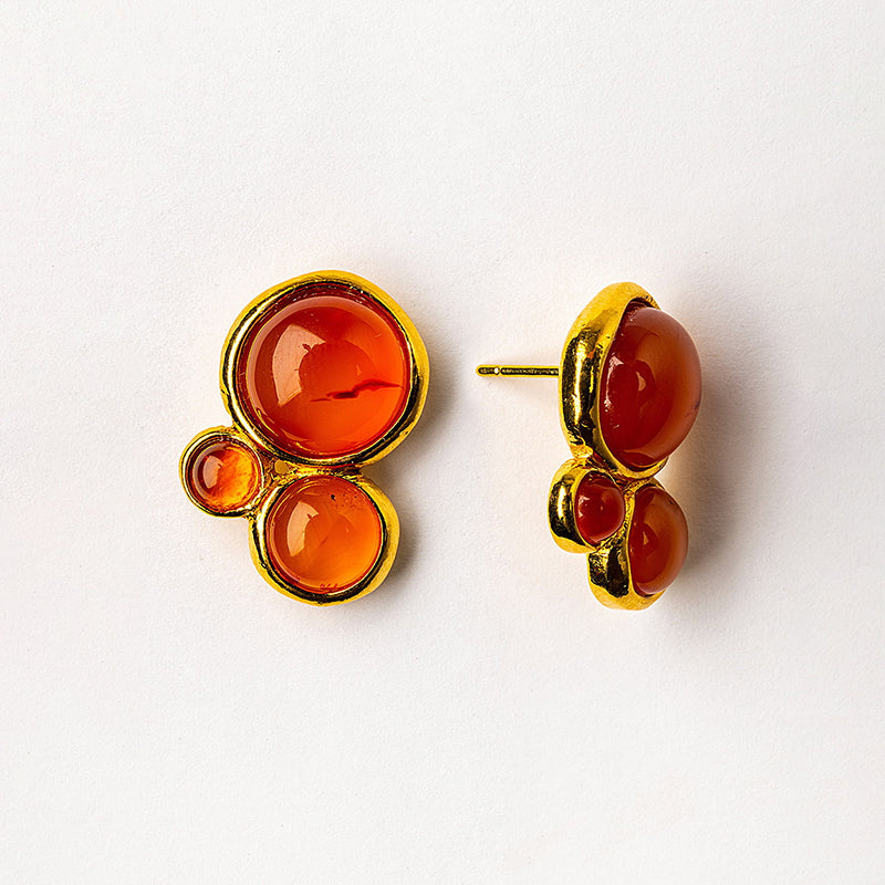 Velatti Triple Gem Studs