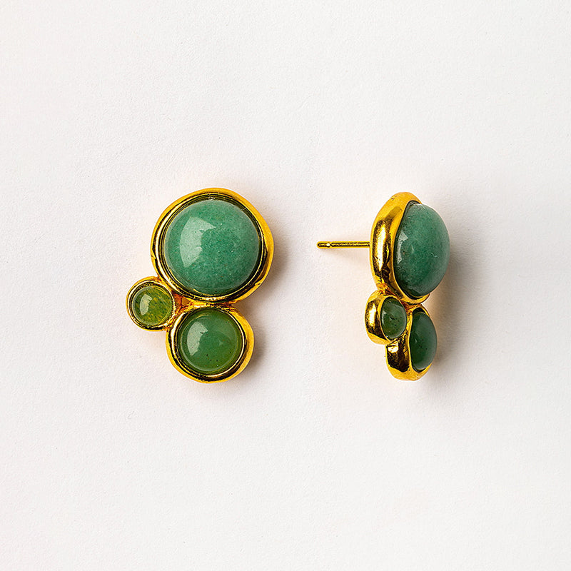 Velatti Triple Gem Studs