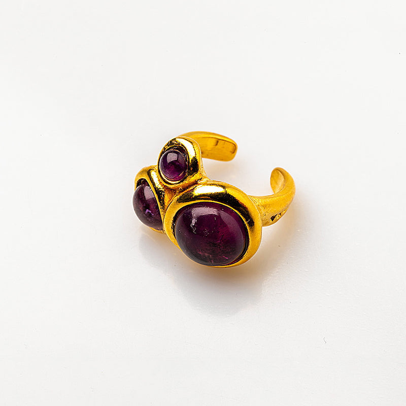 Velatti Triple Gem Ring